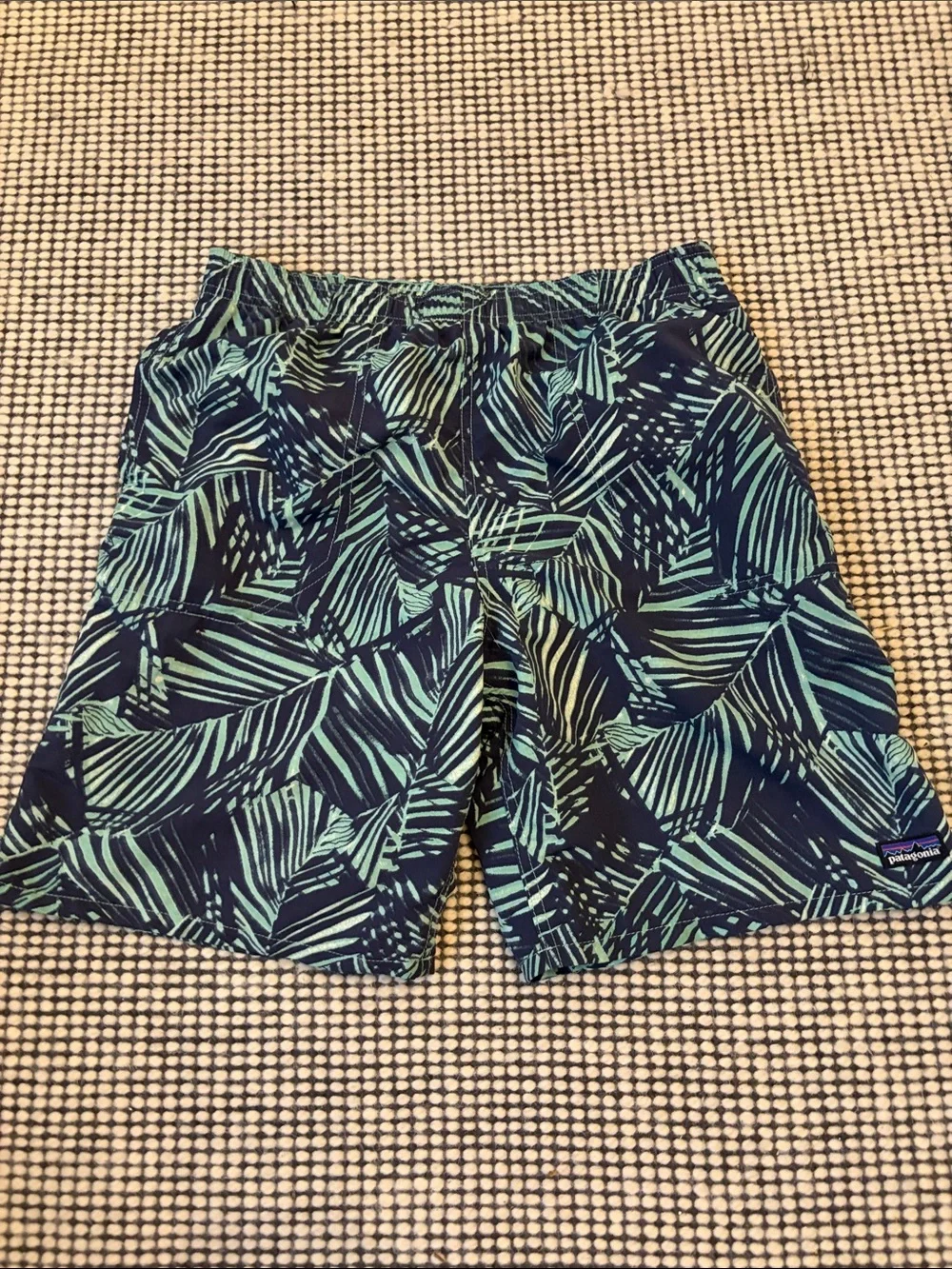 2 pairs Patagonia Boys XXL Swim Trunks. (Lot of 2)